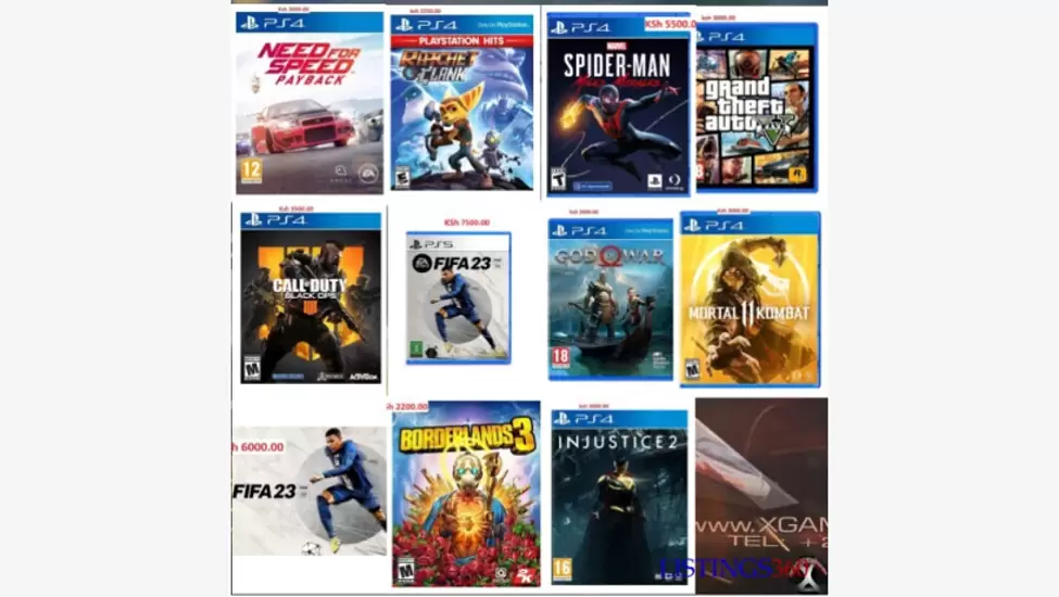 New PlayStation Games (PS4, FIFA 22/23)