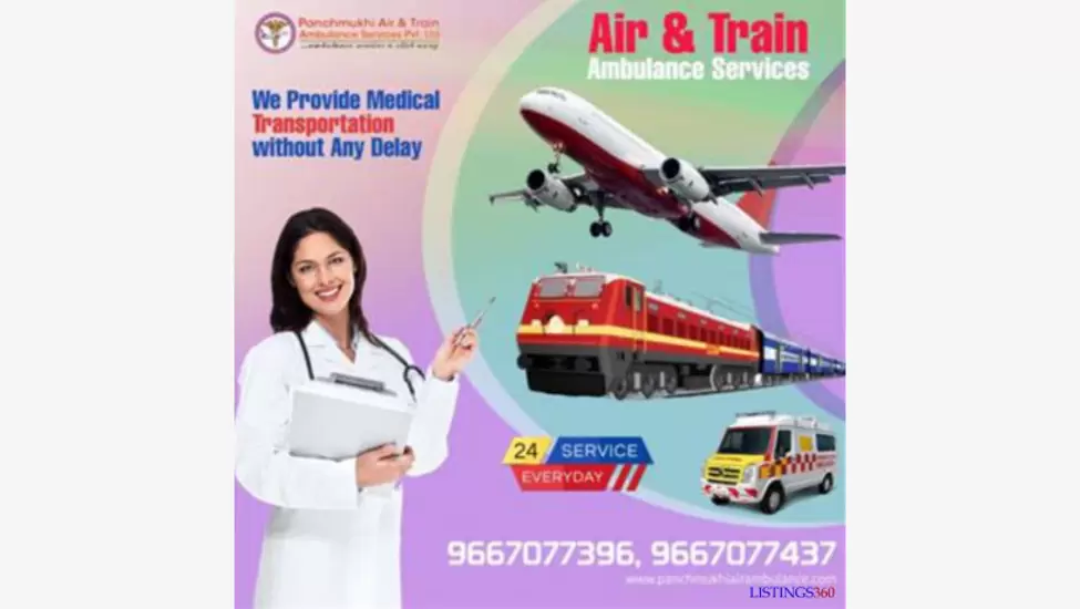 Get Panchmukhi Air and Train Ambulance Service in Shimla for Instant Patient Evocation