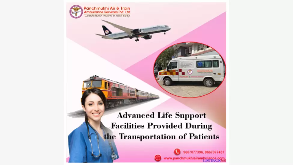 Critical Patient Transfer At Low Charge by Panchmukhi Air and Train Ambulance Service in Siliguri
